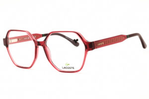 Lacoste L4000 Women's Eyeglasses β Transparent Burgundy, 55mm