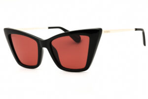 Max & Co MO0057 Women's Sunglasses β Shiny Black / Bordeaux, 54mm