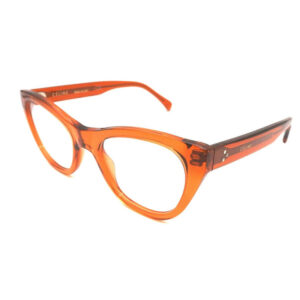 Celine CL50005I Women's Eyeglasses – Transparent Orange, 49mm