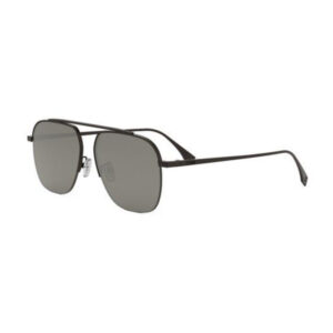 Fendi FE40005U Men's Sunglasses – Matte Light Ruthenium / Smoke Mirror, 57mm