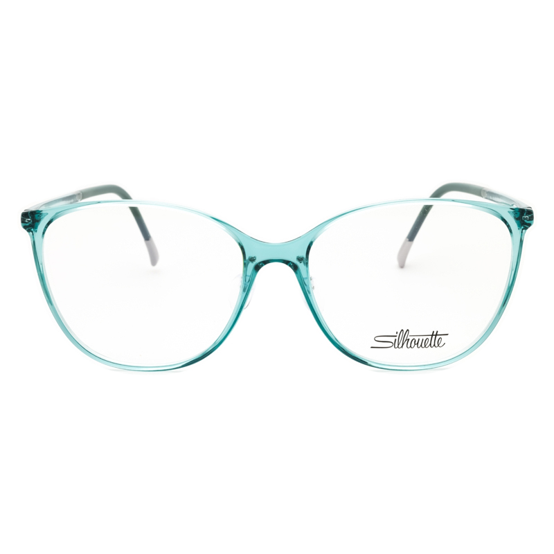 Silhouette SPXILLUSIONFULLRIM1601/75 Women's Eyeglasses – Shiny Carribbean Blue, 52mm - Image 2