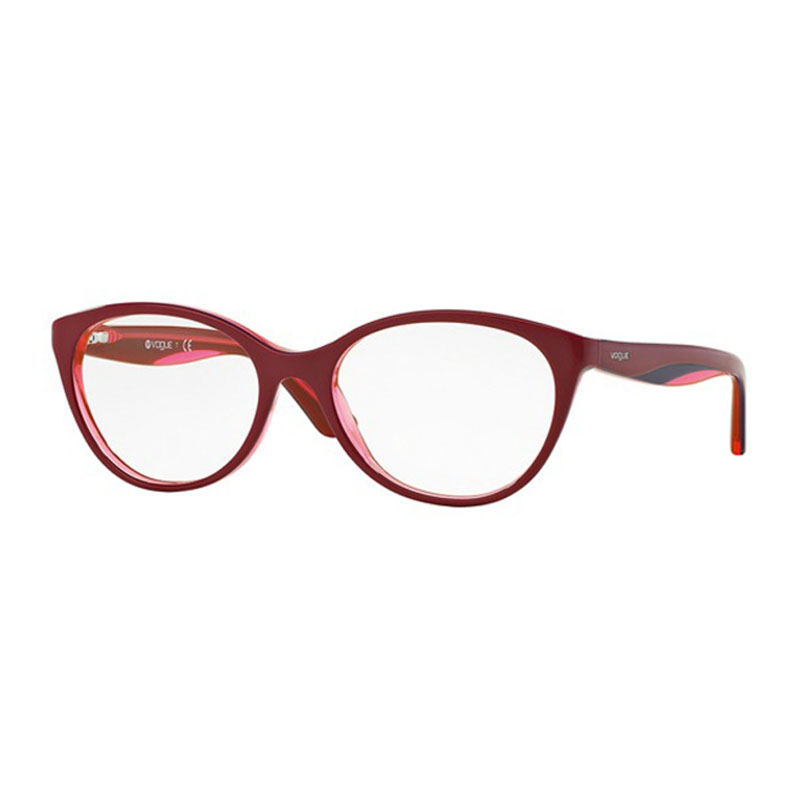 Vogue VO2962 Women's Eyeglasses – Top Fuxia/Violet/Pink Transparent, 51mm