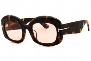 Tom Ford FT1219-F Women's Sunglasses β Dark Havana / Violet, 54mm