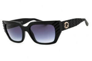 Guess GU00254 Women's Sunglasses – Shiny Black / Smoke Gradient, 55mm