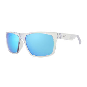 Nike CRUISERMIEV0834 Men's Sunglasses β Crystal Clear / Frozen Blue Mirror, 59mm