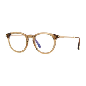 Tom Ford FT5905-B Men's Eyeglasses β Transparent Light Brown, 49mm