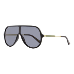 Gucci GG0199S Men's Sunglasses β Shiny Black/Gold / Grey